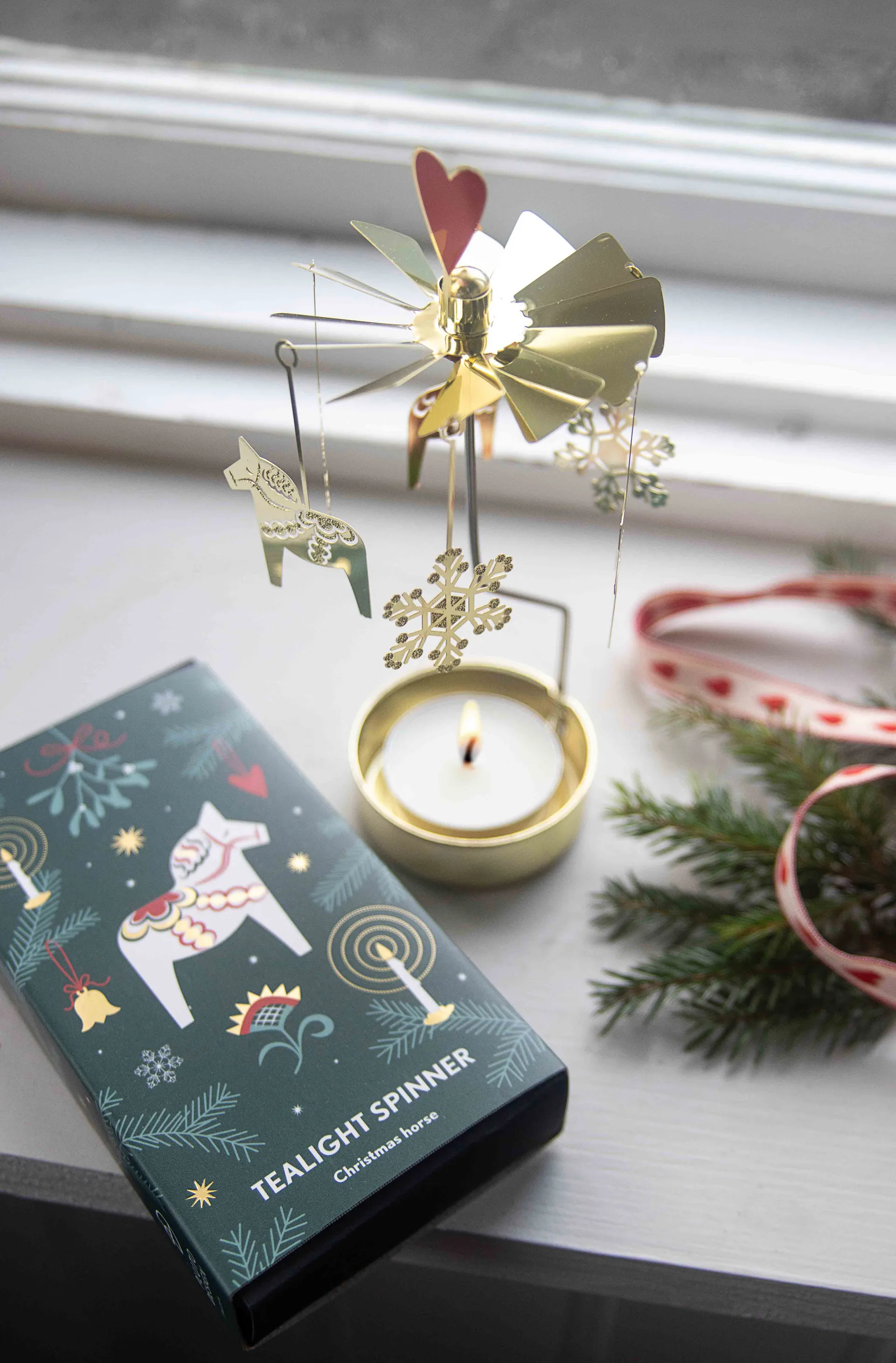 Christmas horse änglespil, Guld Pluto Design