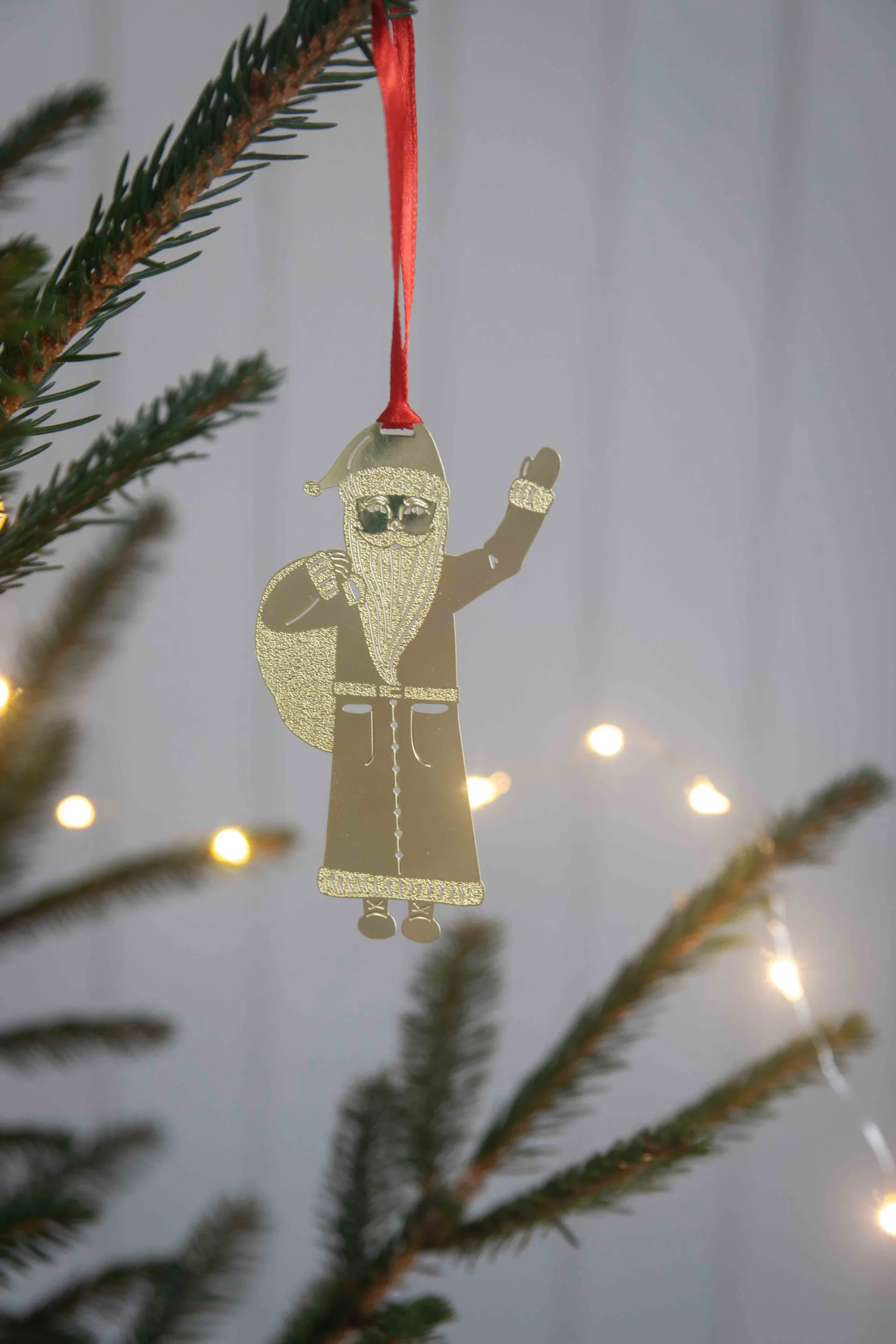 Claus dekorationsophæng, Guld Pluto Design