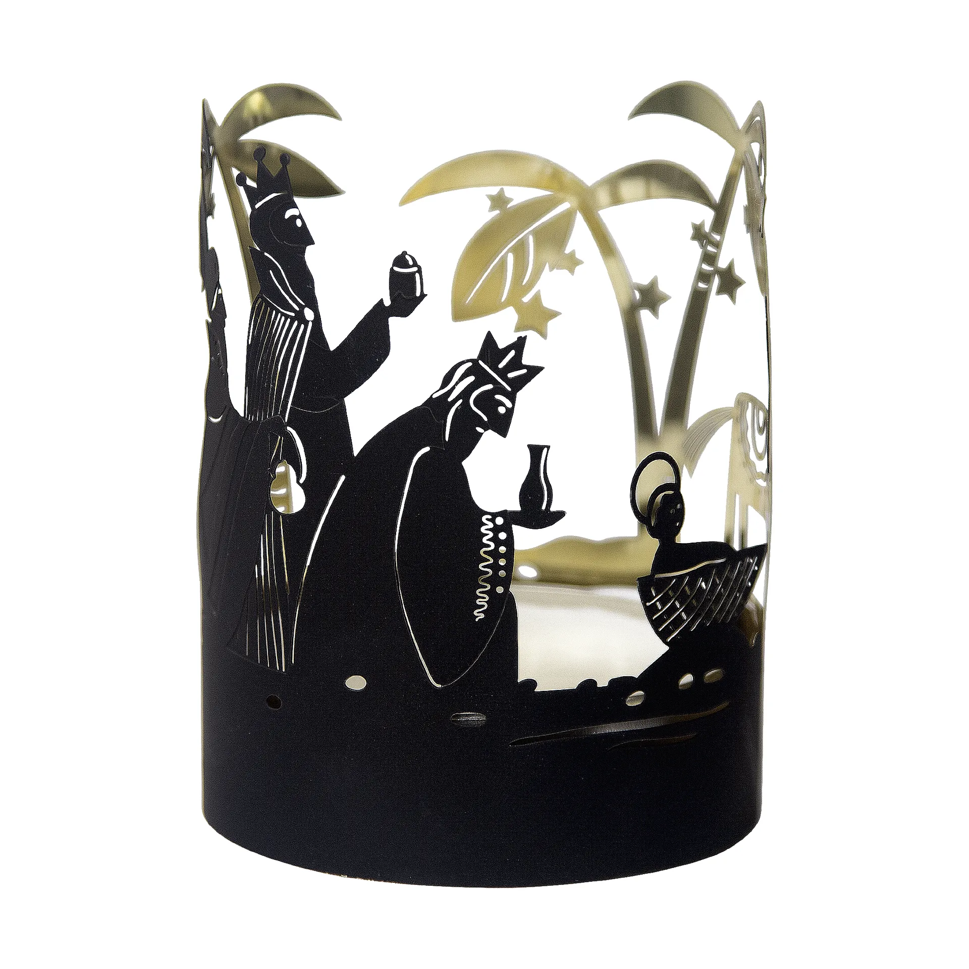 Crib family varmelysestage, Guld Pluto Design