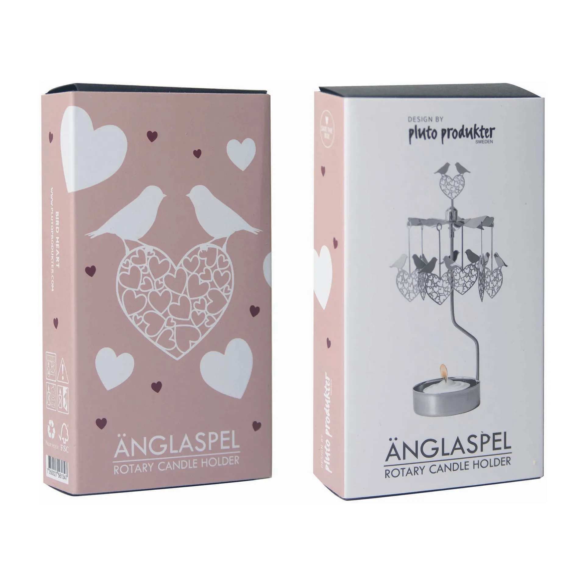 Englespil fuglehjerte, Sølv Pluto Design