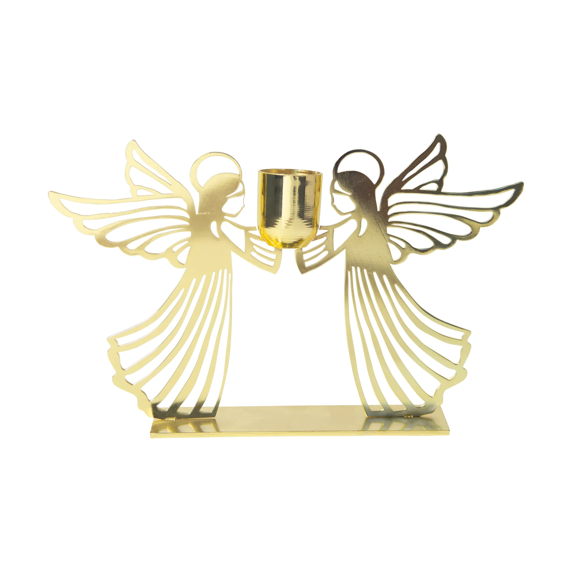 Flying angel lysestage, Guld Pluto Design