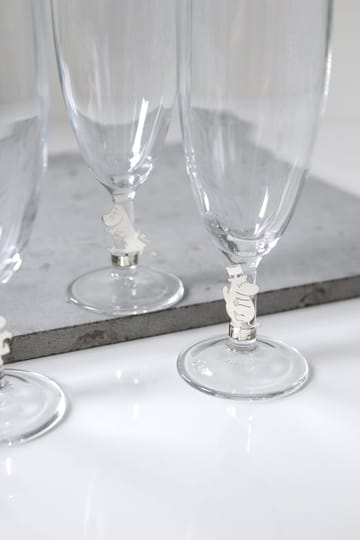 Glasbrikker mumi 6-pakke - Sølv-krom - Pluto Design