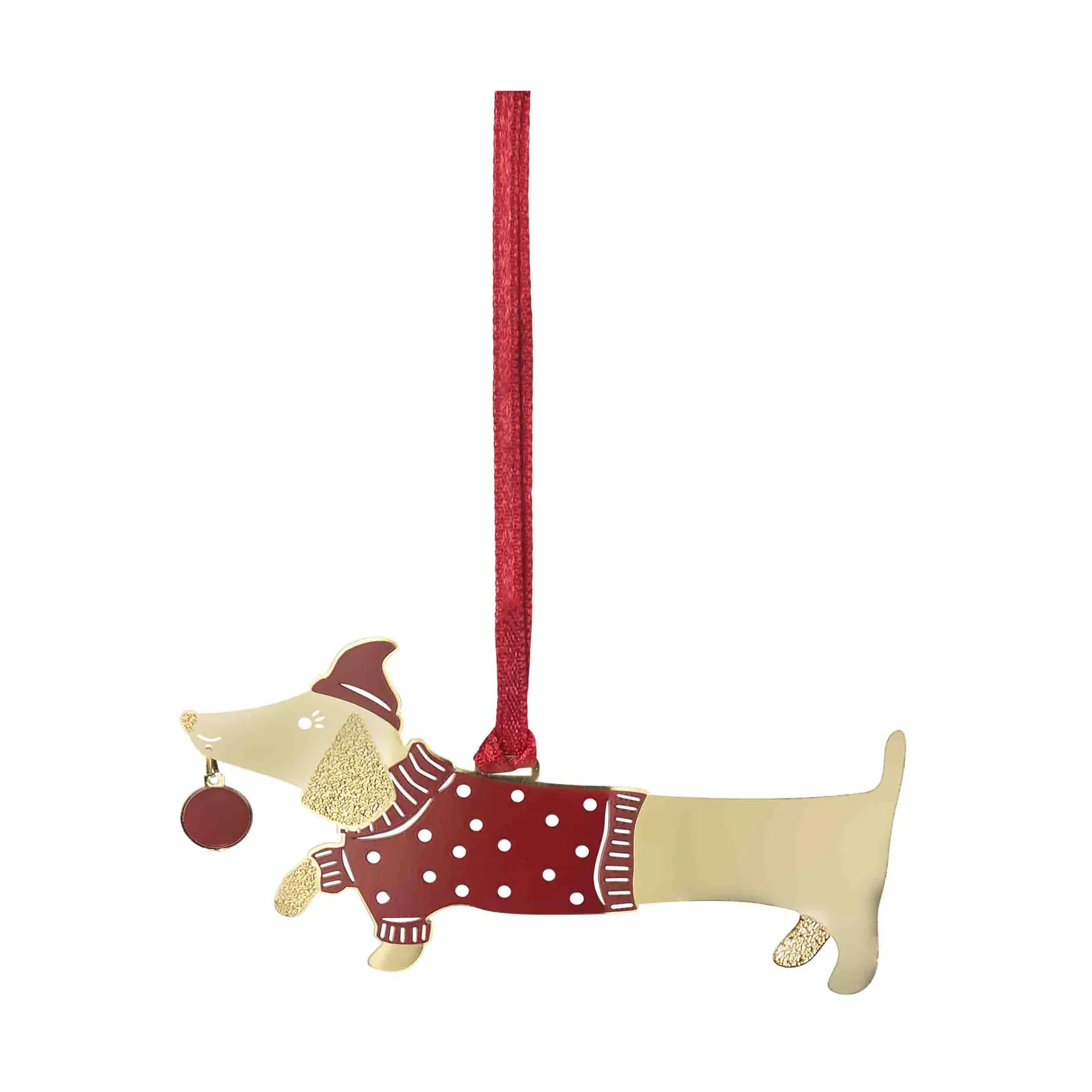 Jolly dog dekorationshængende, Guld Pluto Design