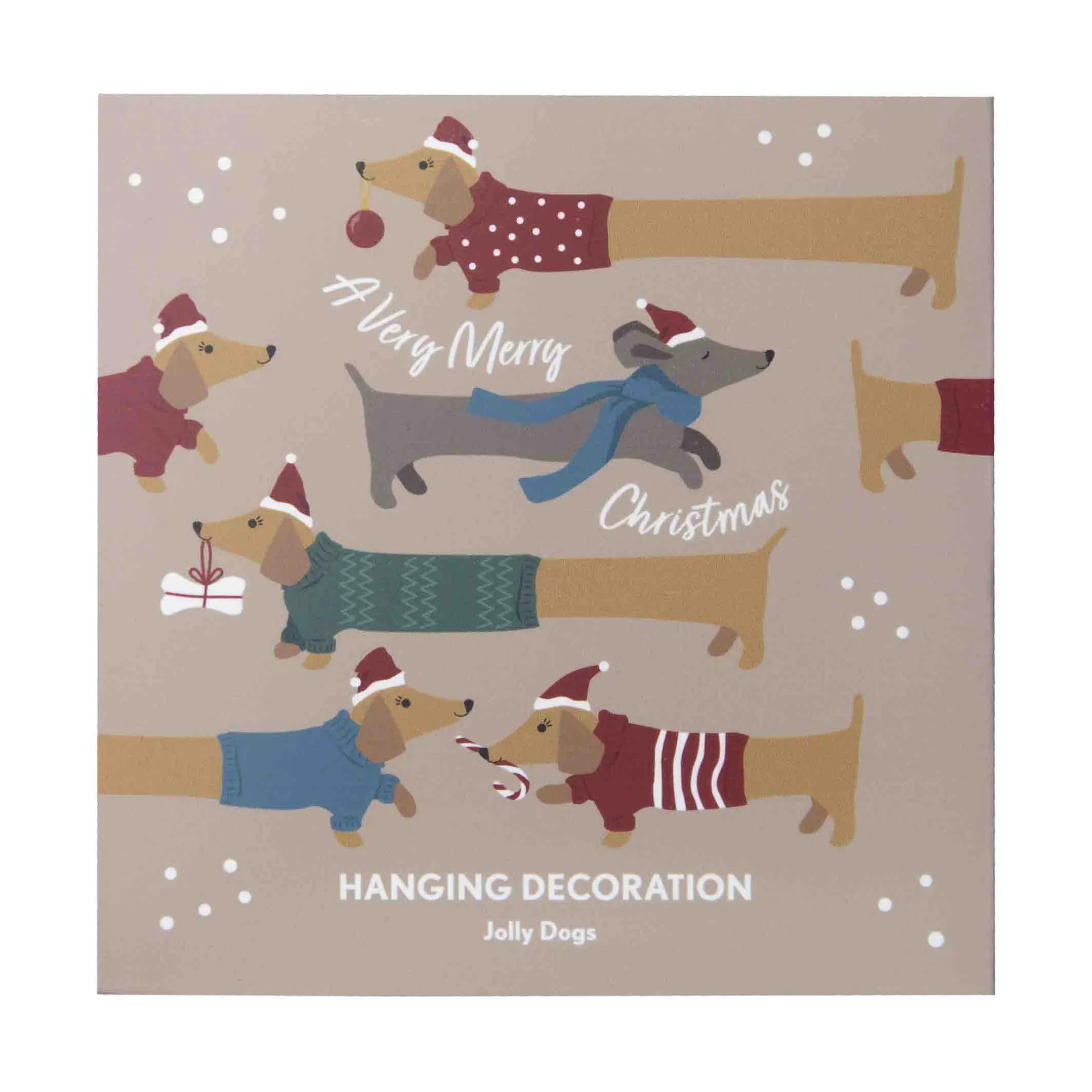 Jolly dog dekorationshængende, Guld Pluto Design