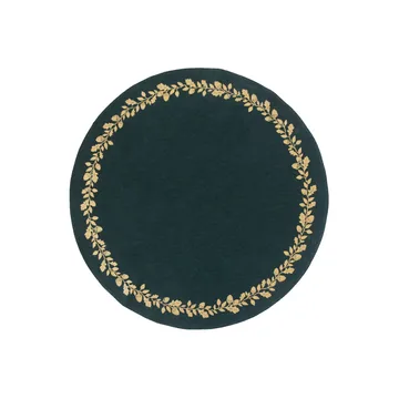 Juletræstæppe eg Ø110 cm - Grøn - Pluto Design