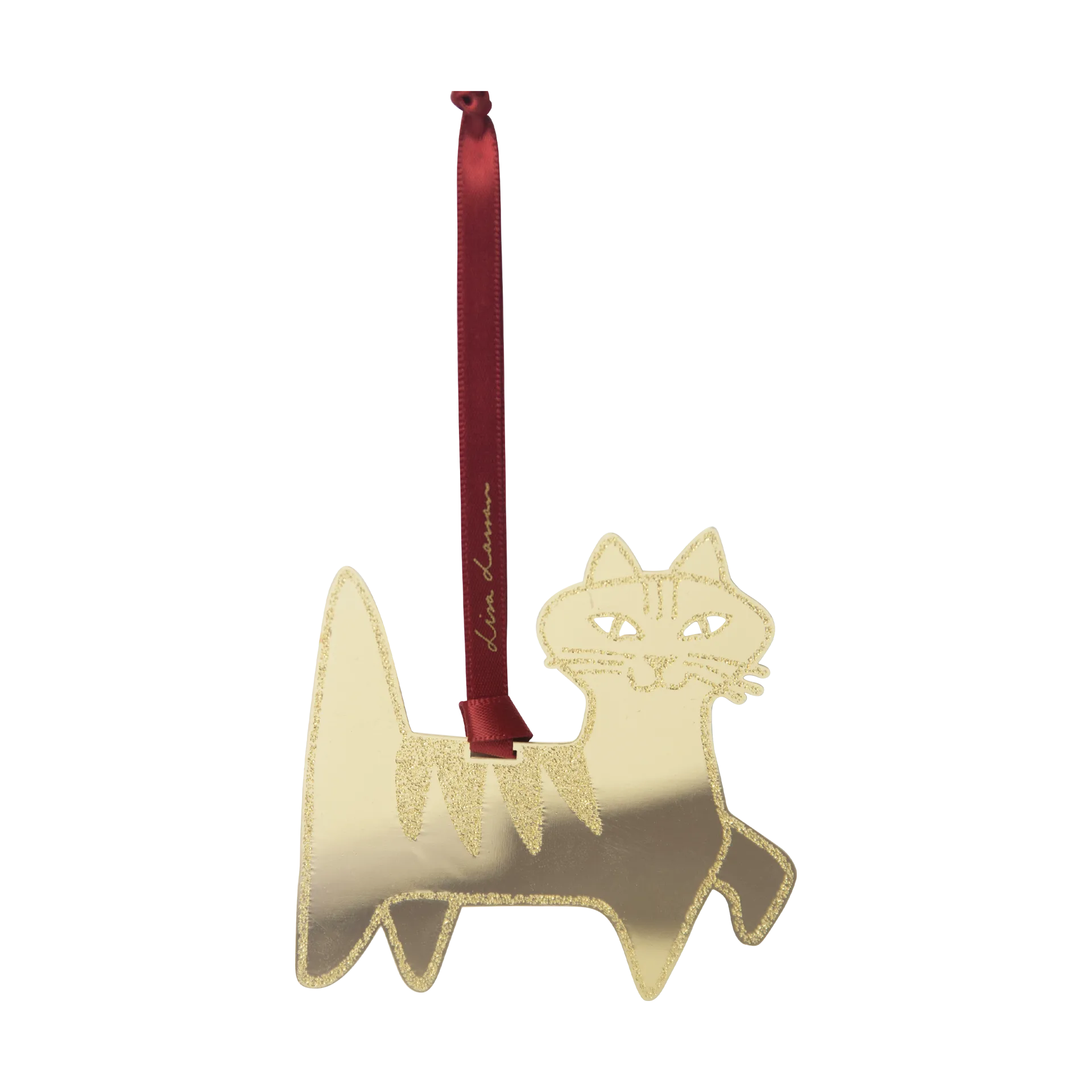 Lisa Larson Felix dekorationsophæng, Guld Pluto Design