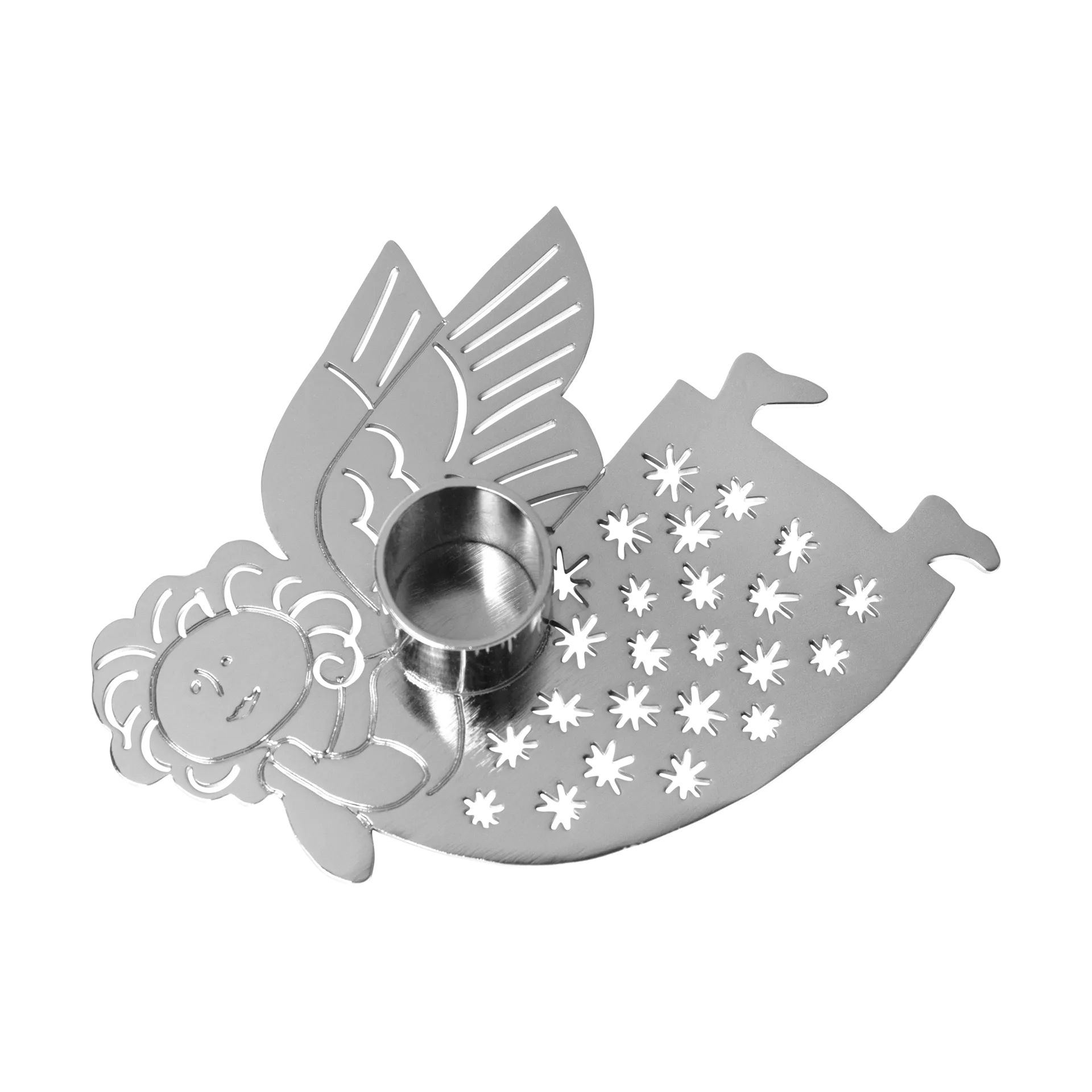 Lisa Larson Hanna lysestage, Sølv Pluto Design