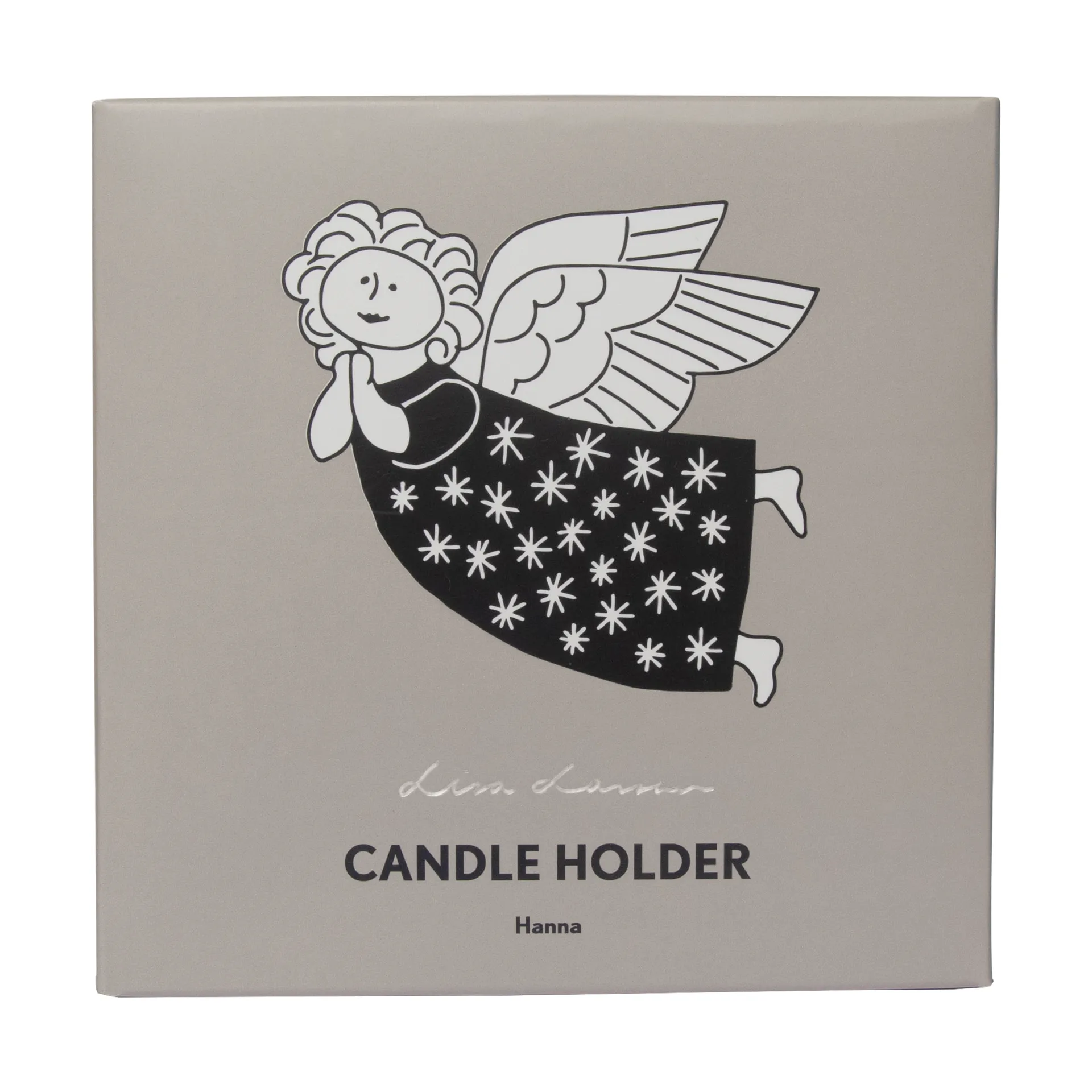 Lisa Larson Hanna lysestage, Sølv Pluto Design