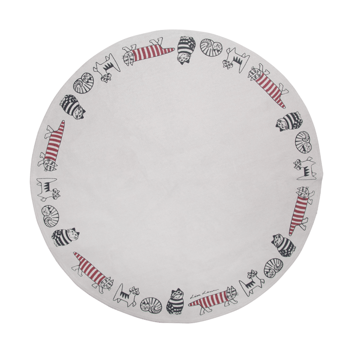 Lisa Larson juletræstæppe Ø105,6 cm - Beige - Pluto Design