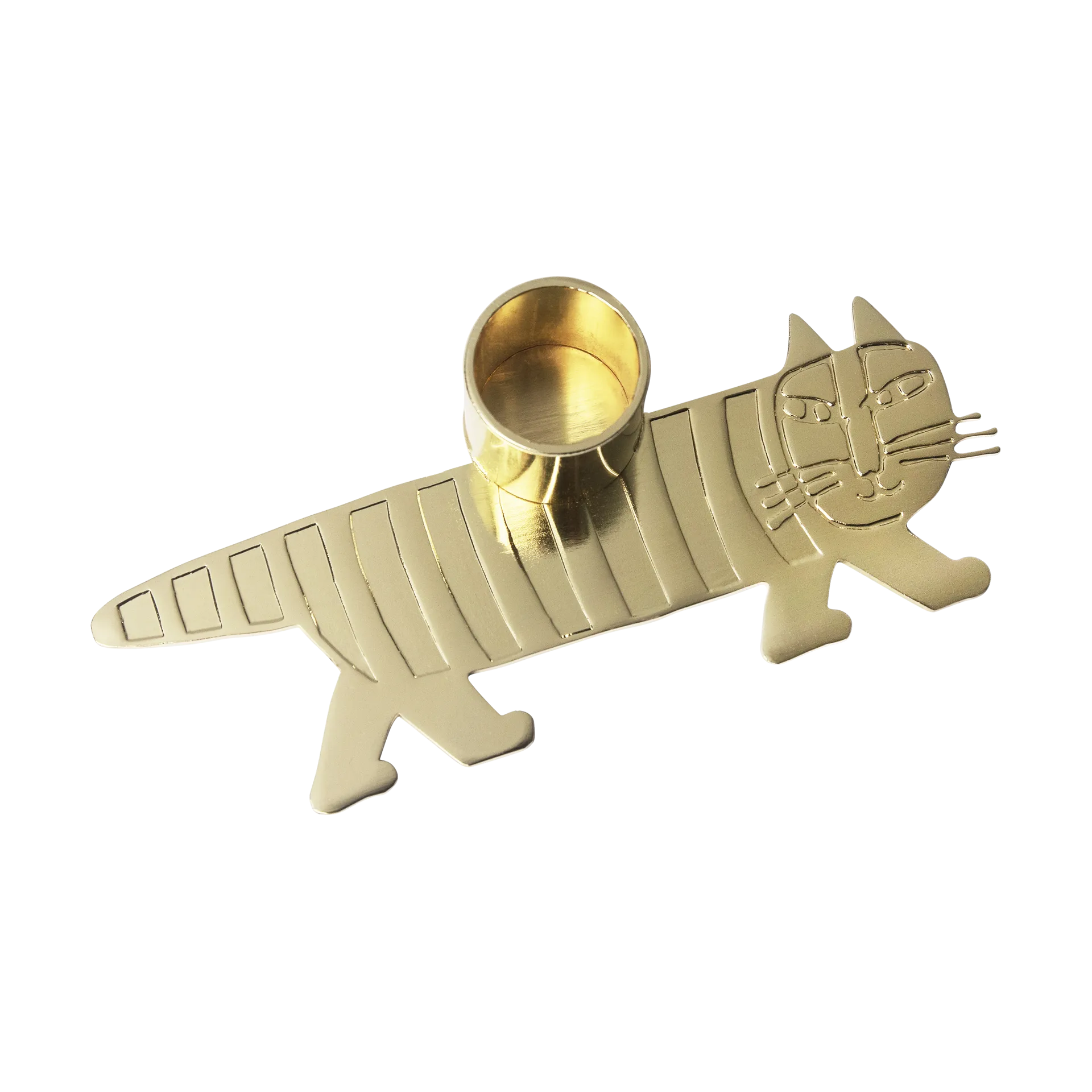 Lisa Larson Mikey lysestage, Guld Pluto Design