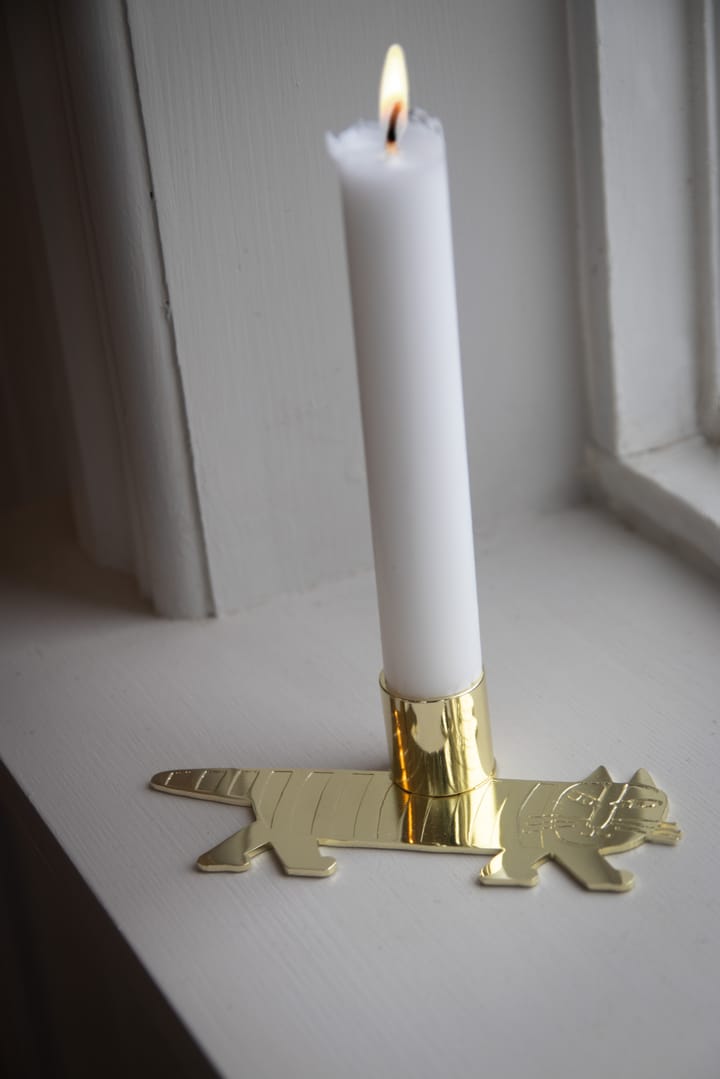 Lisa Larson Mikey lysestage, Guld Pluto Design