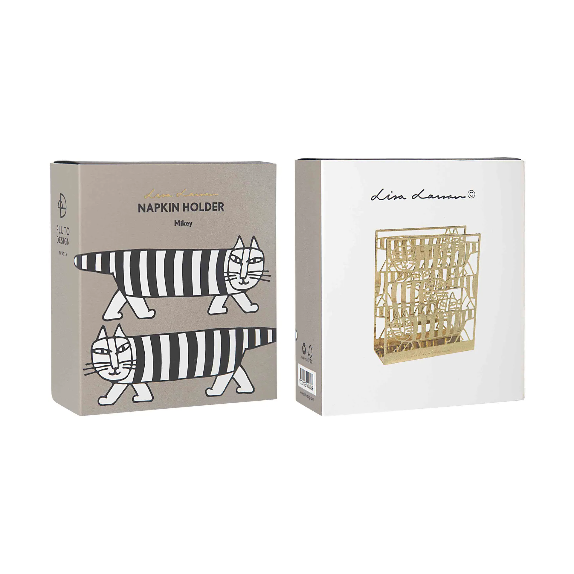 Lisa Larsson Mikey serviettholder, Guld Pluto Design