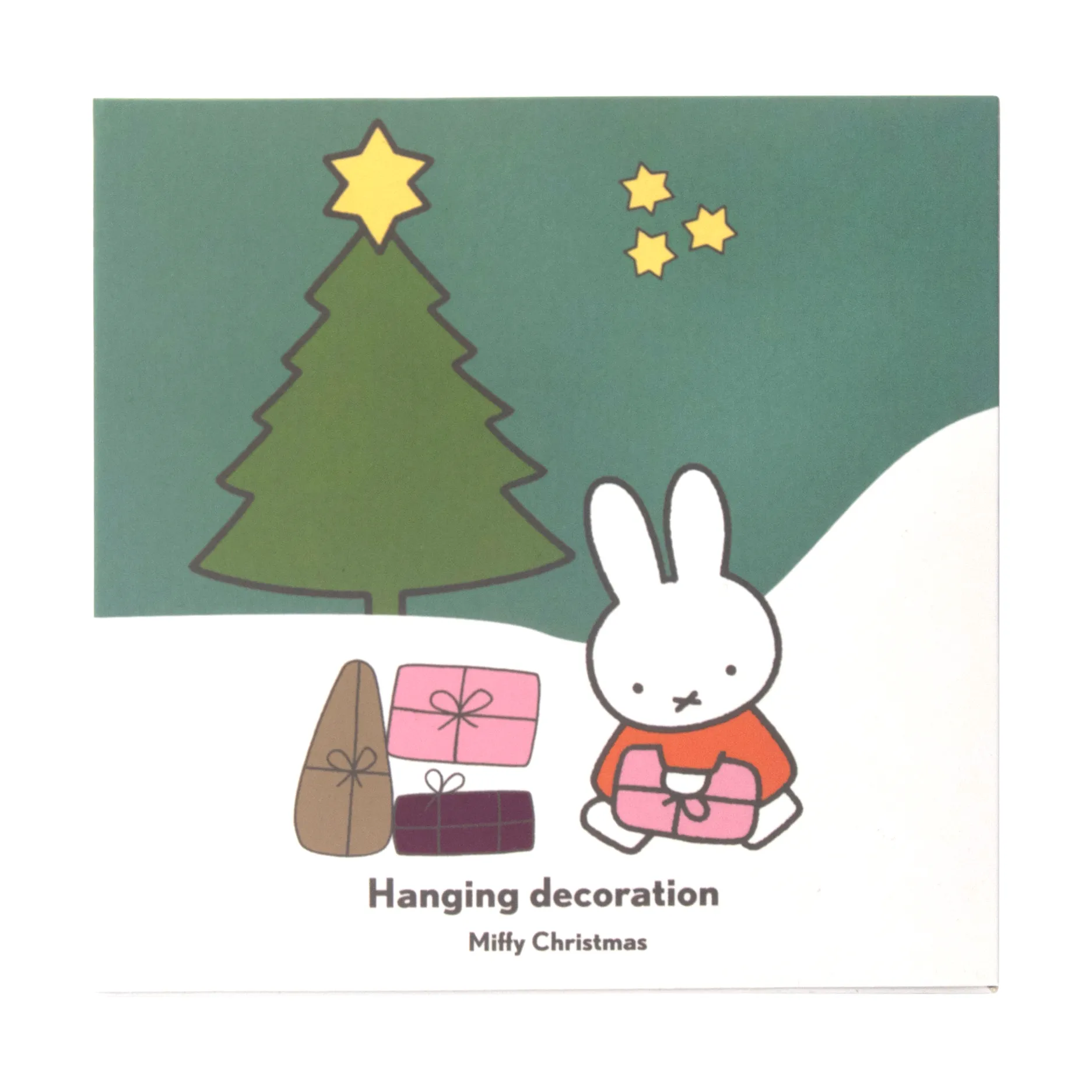 Miffy christmas dekorationsophæng, Guld Pluto Design