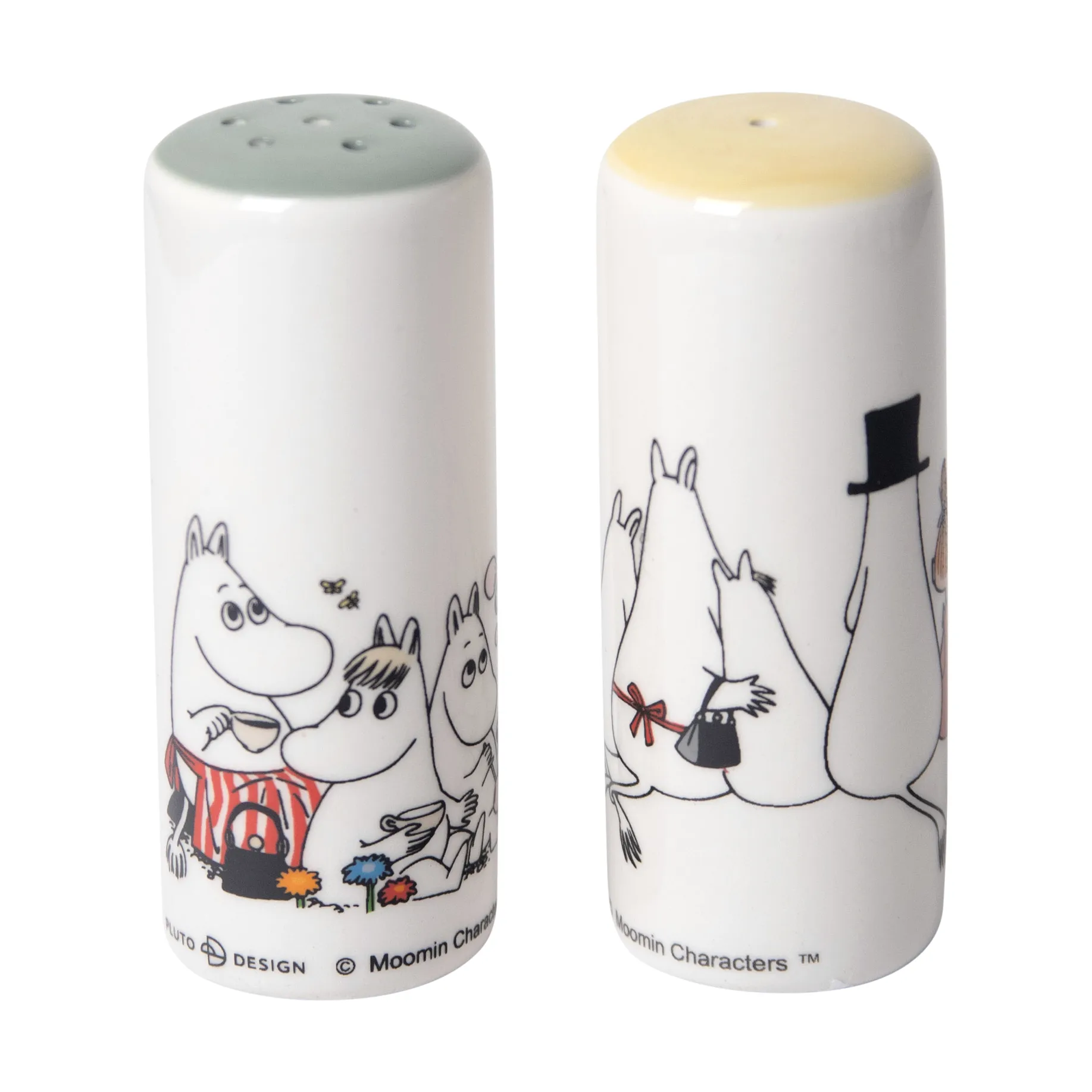 Moomin love salt & pebersæt, Hvid-multi Pluto Design
