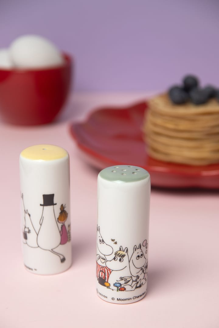 Moomin love salt & pebersæt, Hvid-multi Pluto Design