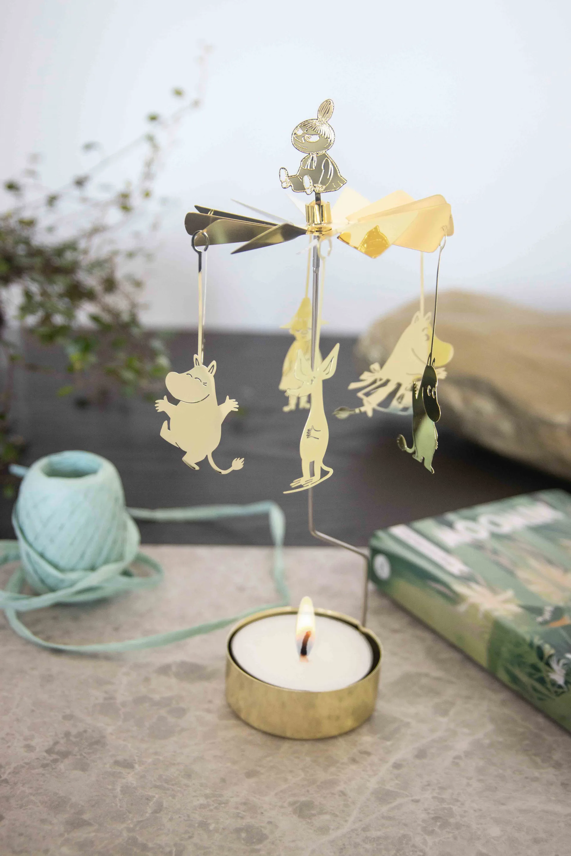 Mumi familie englespil XL, Guld Pluto Design