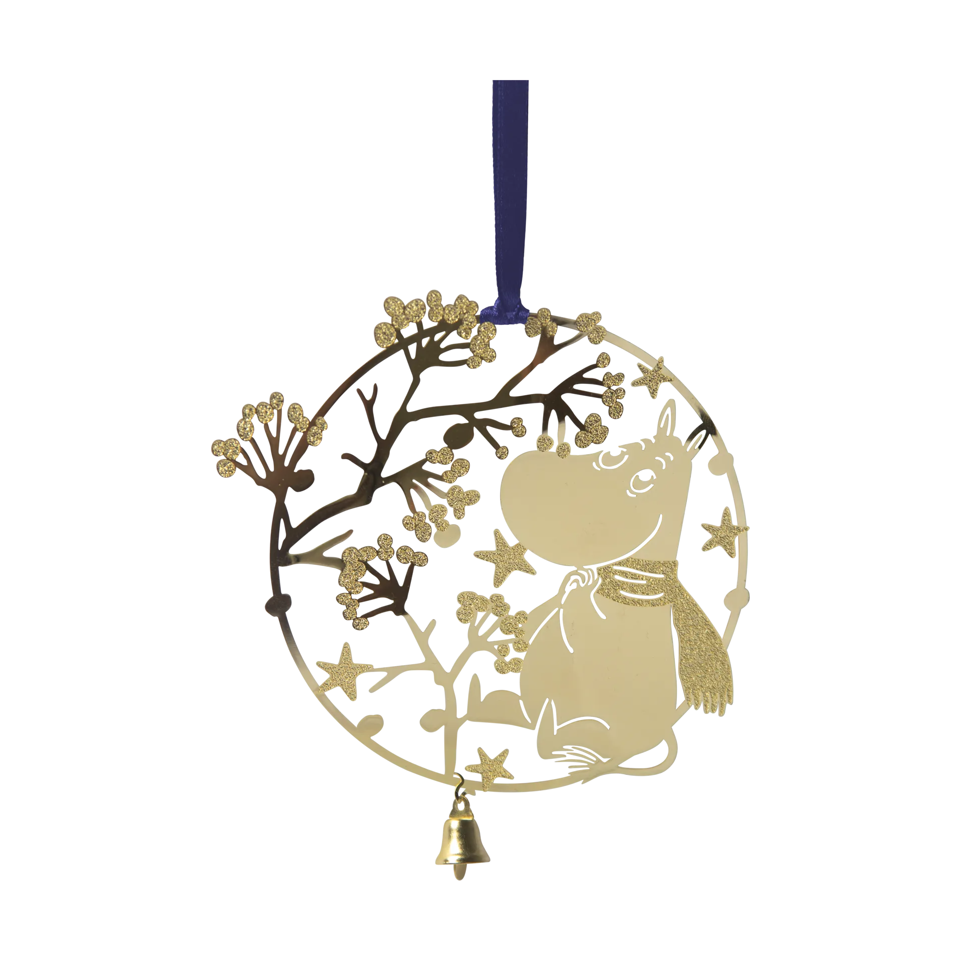 Mumi first snow juleophæng, Guld Pluto Design