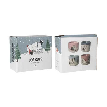 Mumi æggebæger 4 dele - Mumi vinter - Pluto Design