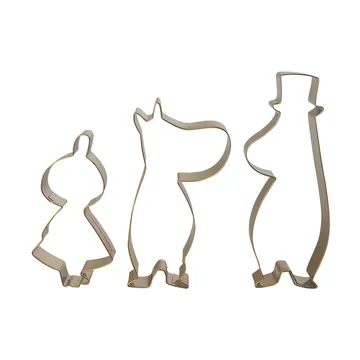 Mumi vinter peberkageform 3 dele - Lille My Mumifar, Mumitrold - Pluto Design