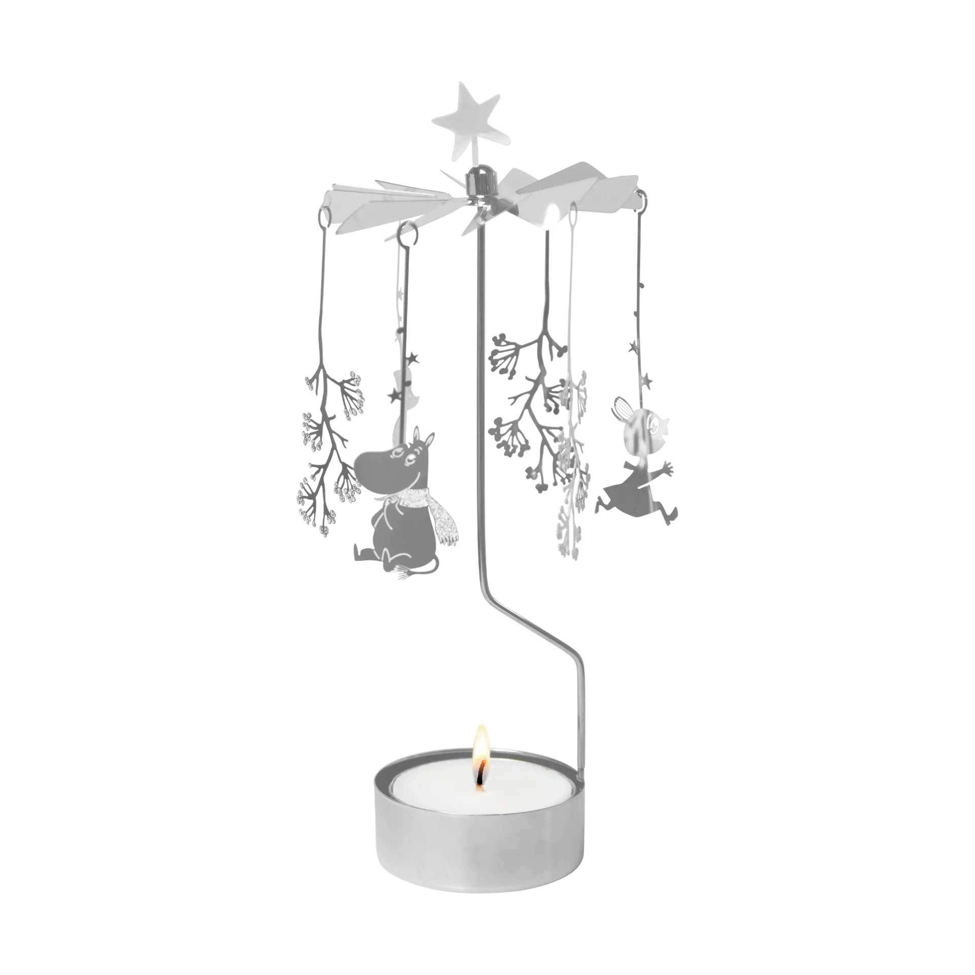 Mumin englespil XL, First snow, sølv Pluto Design