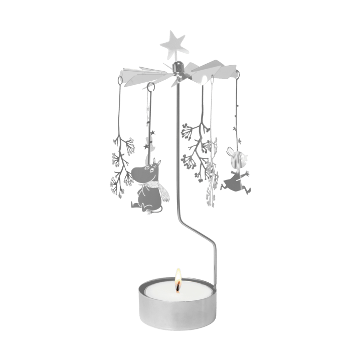 Mumin englespil XL - First snow, sølv - Pluto Design