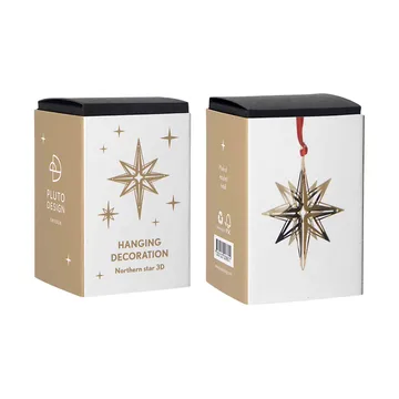 Northern star 3D juleophæng - Guld - Pluto Design