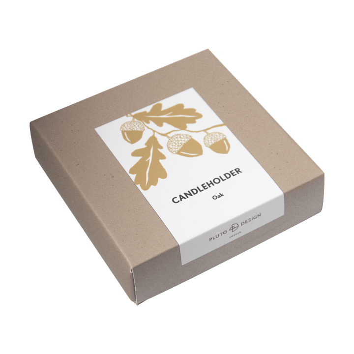 Oak lysestage, Guld Pluto Design