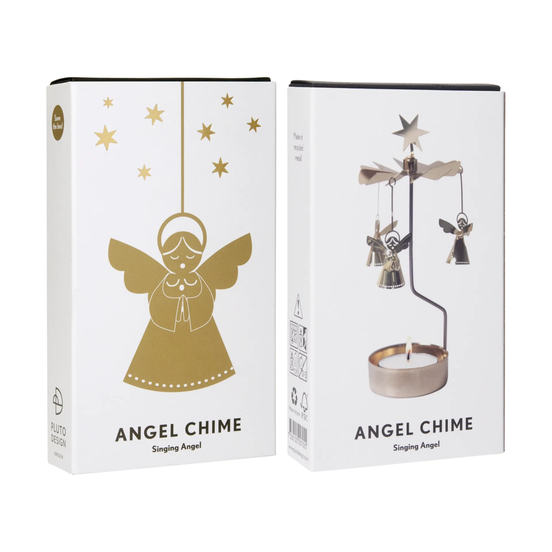 Singing angel 3D englespil, Guld Pluto Design