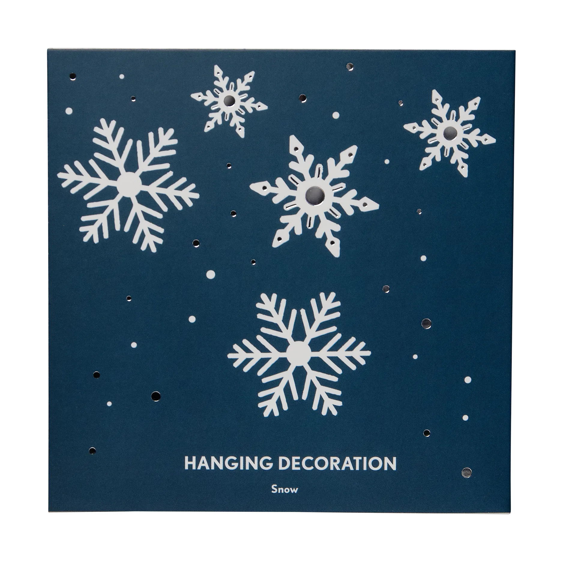 Snow juleophæng, Sølv Pluto Design