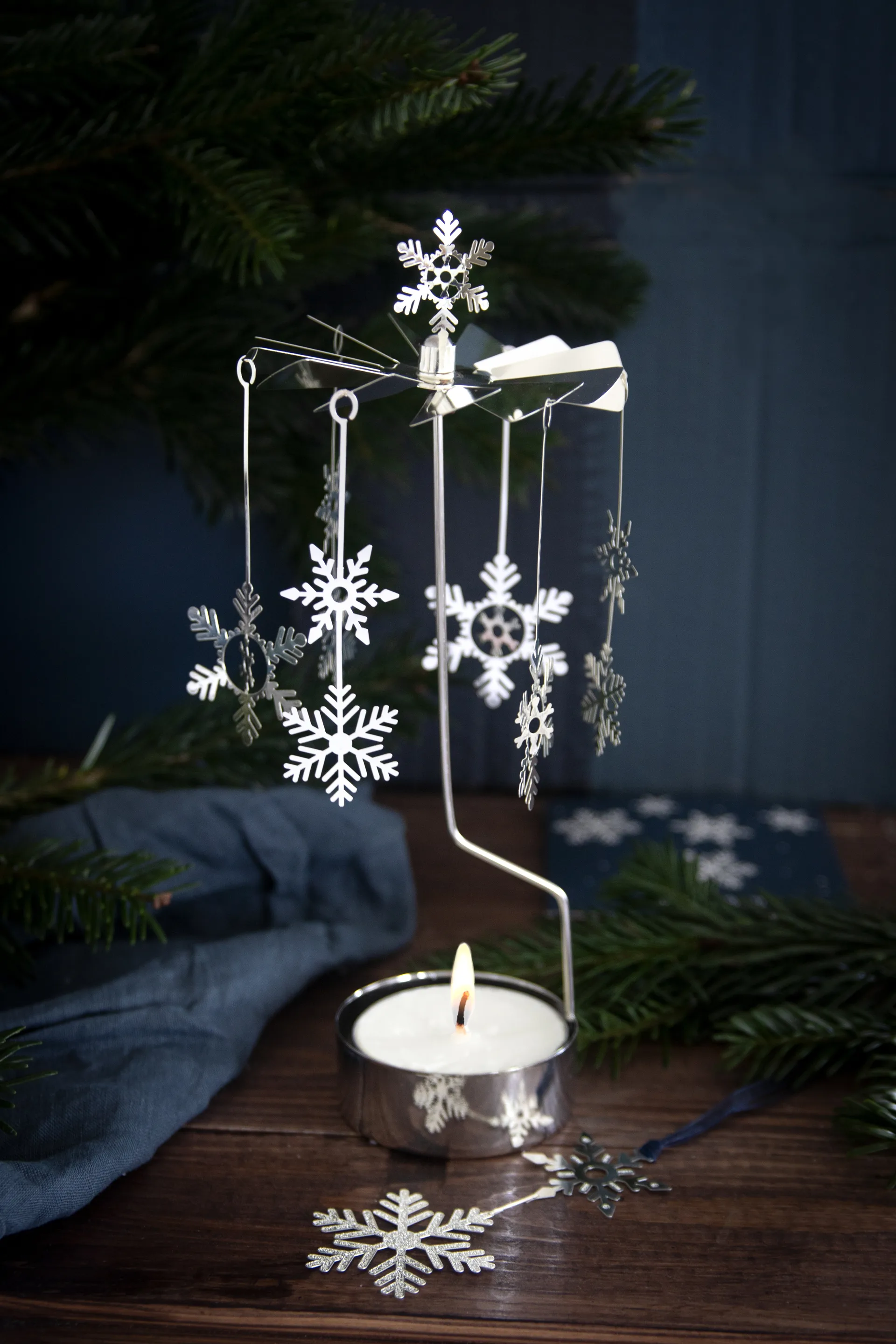 Snowfall englespil XL, Sølv Pluto Design