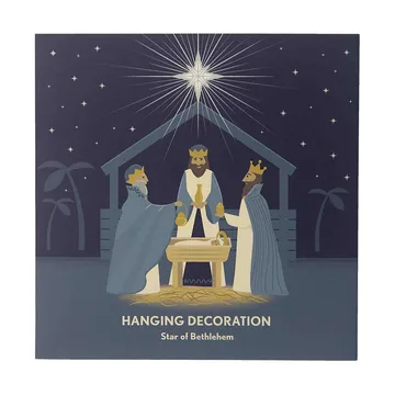 Star of Betlehem dekorationshæng - Guld - Pluto Design