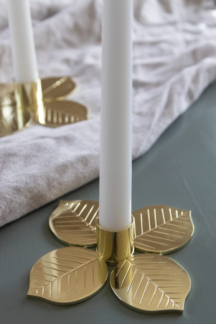 Stig L Berså lysestage, Guld Pluto Design