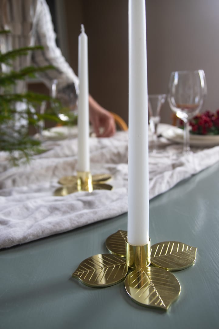 Stig L Berså lysestage, Guld Pluto Design