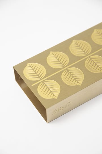 Stig L Berså tændstikkeretui 6,8x12 cm - Guld - Pluto Design