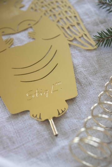 Stig L gingerbread angel tree topper juletræsstjerne - Messing - Pluto Design