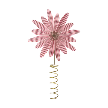 Sukkerstok topstjerne - Rød/Hvid - Pluto Design