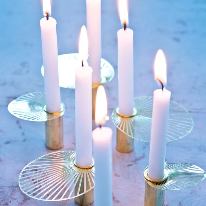 Sun lysestage lille 2-pak, Guld Pluto Design