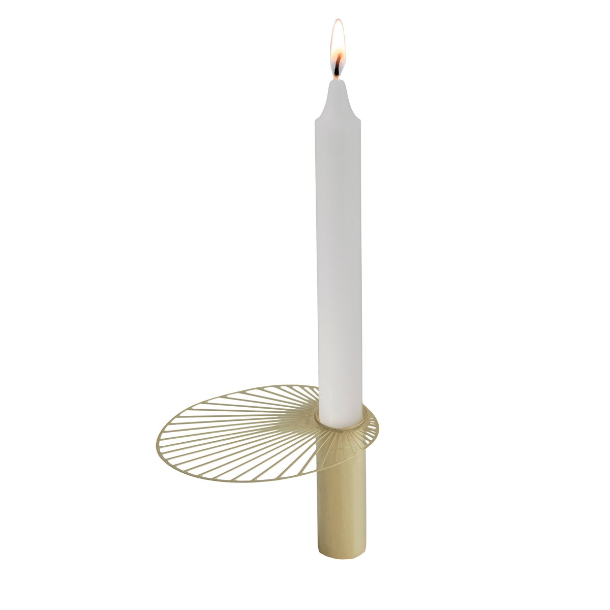 Pluto Design Sun lysestage stor 9 cm Guld | Skandinavisk Design | Lysestager | Guld