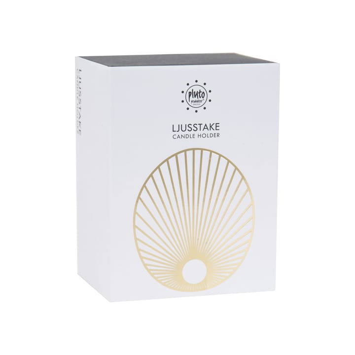 Sun lysestage stor 9 cm, Guld Pluto Design