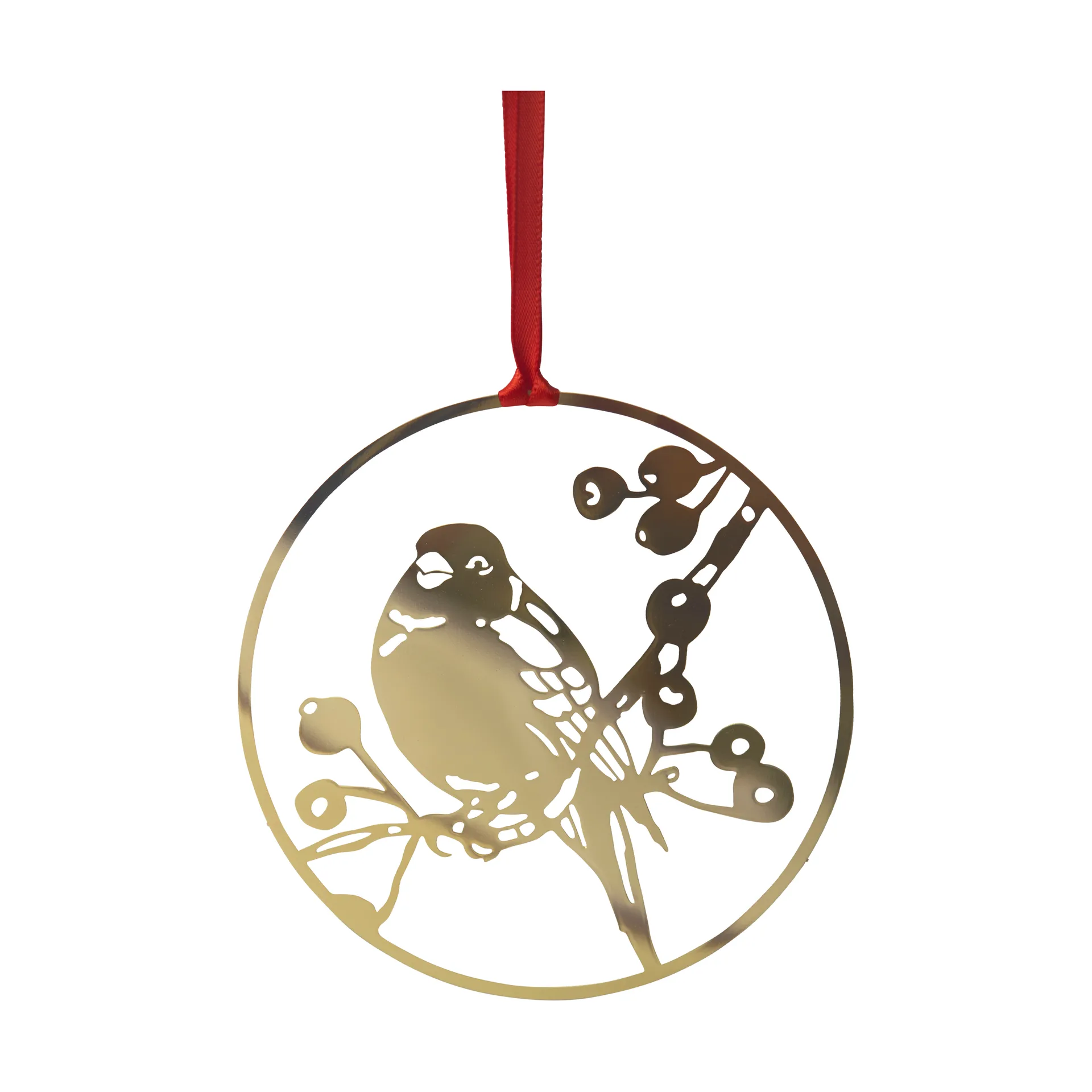 Winter Bird L juleophæng, Guld Pluto Design