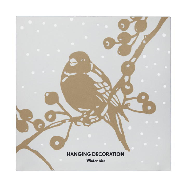 Winter Bird L juleophæng, Guld Pluto Design