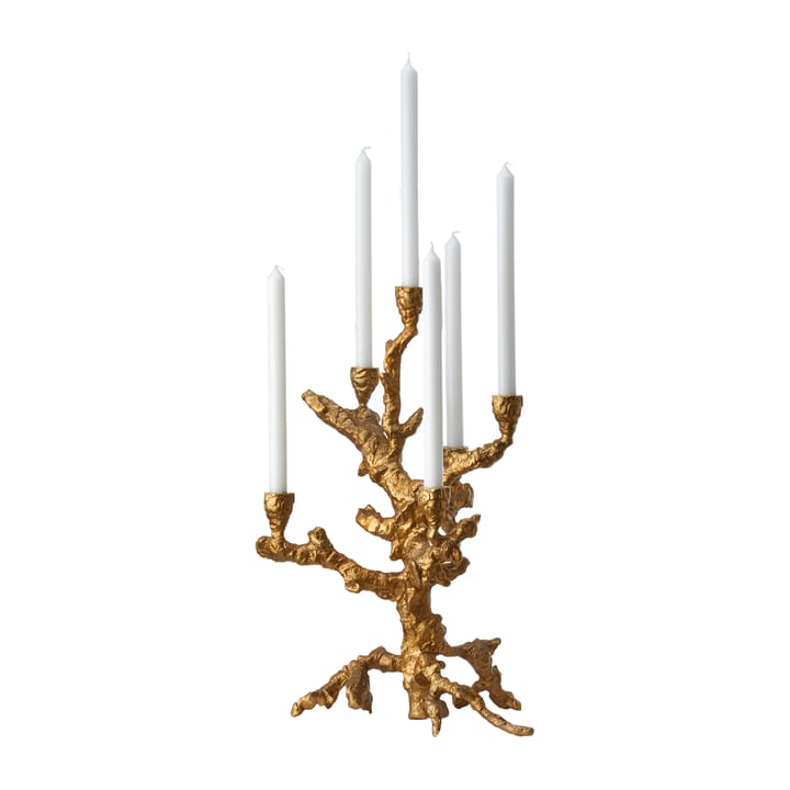 Apple tree lysestage L 53 cm, Guld POLSPOTTEN