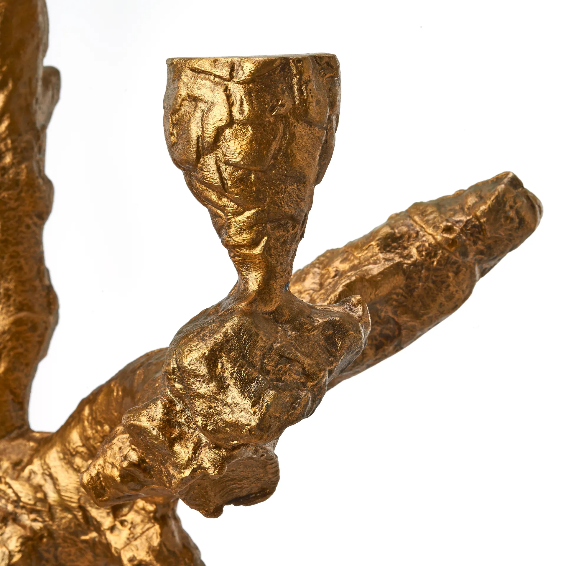 Apple tree lysestage L 53 cm, Guld POLSPOTTEN