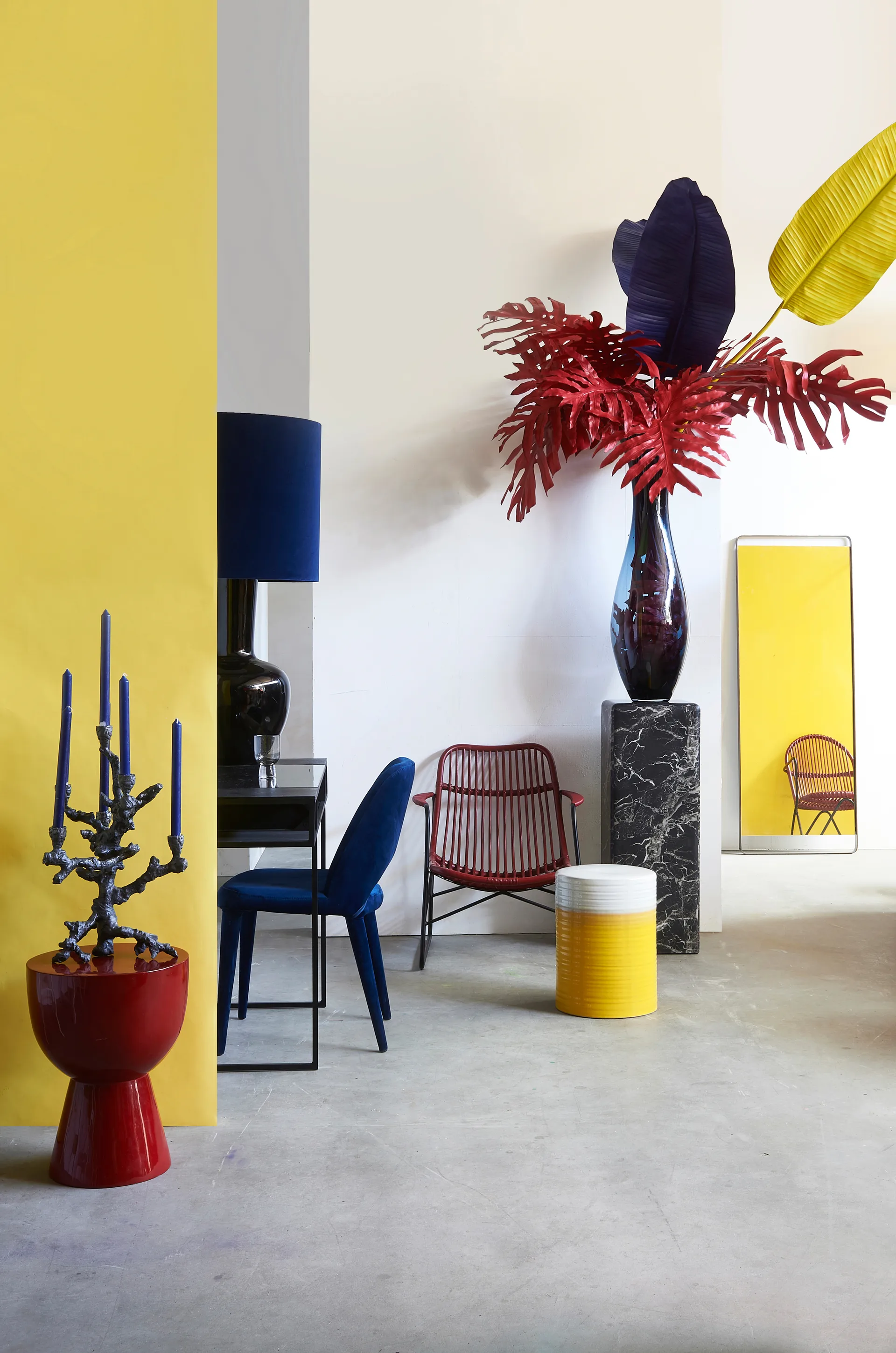 Apple tree lysestage L 53 cm, Mørkegrå POLSPOTTEN