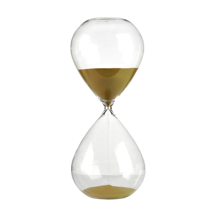 Ball timeglas L 38 cm - Guld - POLSPOTTEN
