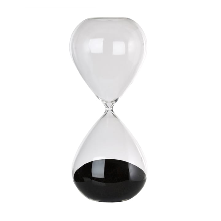 Ball timeglas L 38 cm - Sort - POLSPOTTEN