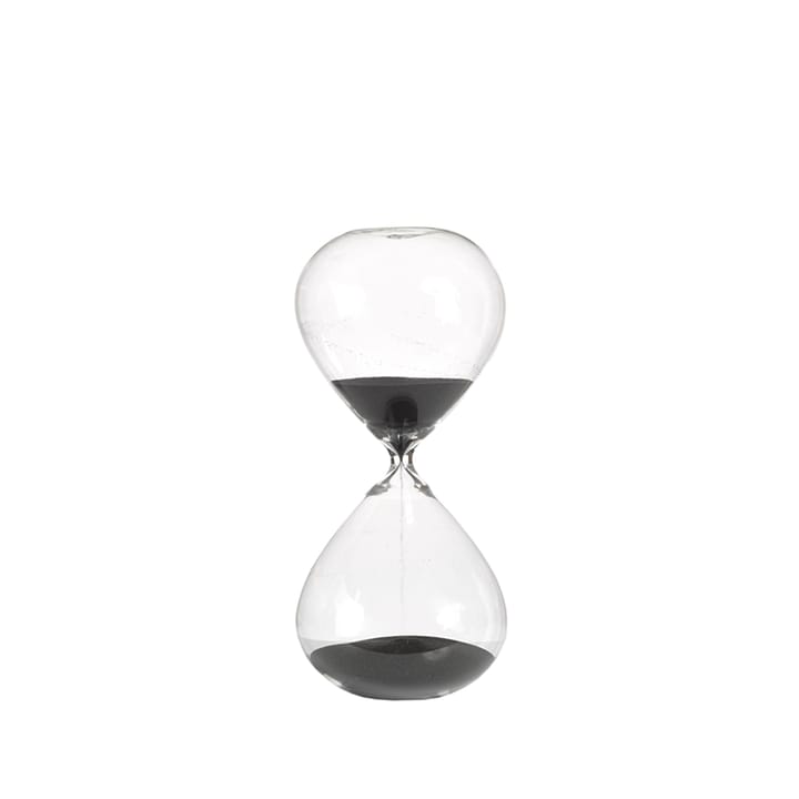 Ball timeglas M 30 cm - sort - POLSPOTTEN