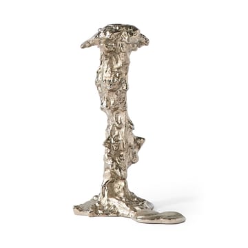 Drip lysestage L 25 cm - Sølv - POLSPOTTEN
