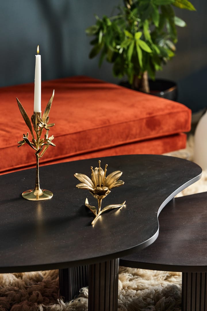 Lilly lysestage 15 cm, Guld POLSPOTTEN