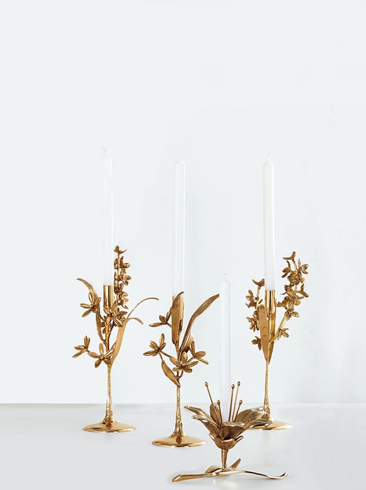 Lilly lysestage 15 cm, Guld POLSPOTTEN
